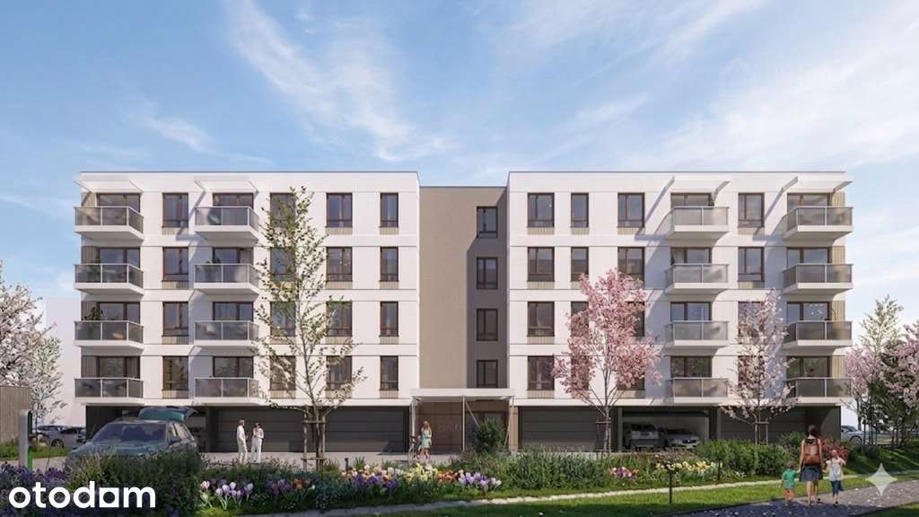 Apartamentowiec z windą i garażami blisko morza.