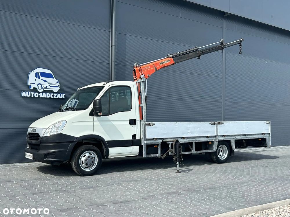 Iveco Daily 50C15 35C15 3.0 HPI MOCNY HDS 2020kg Palfinger PC3300 + skrzynia **Wzmocnione zawieszenie**Klima**DMC 3,5t**Na bliźniakach**Hak 3,5t.** - 5