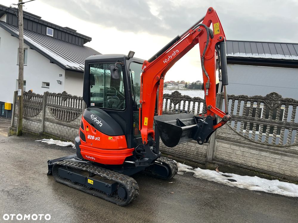 Kubota U20-3α * Minikoparka Kubota U20-3 * Zerowy Obrys * 2,5 Tony * Stan IDEALNY * - 10