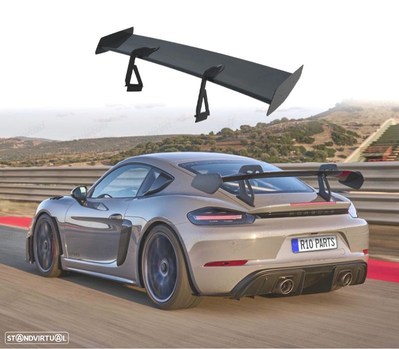 AILERON SPOILER PORSCHE CAYMAN 17-23 LOOK GT4 RS - 1