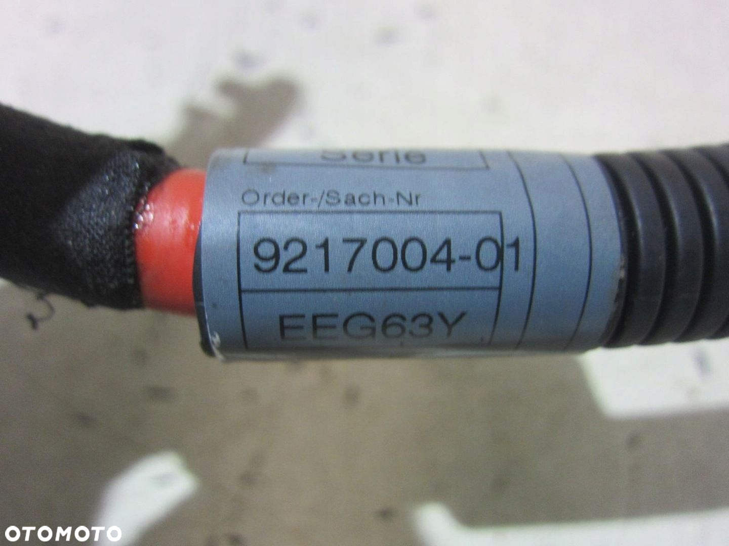 BMW X5 E70 X6 E71 KABEL PLUSOWY KLEMA NABÓJ KLEMA PIROTECHNICZNA  9217004 - 7