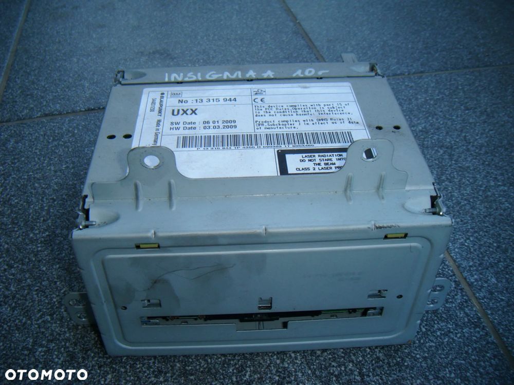 opel insignia a 10r radio cd 13315944 - 1