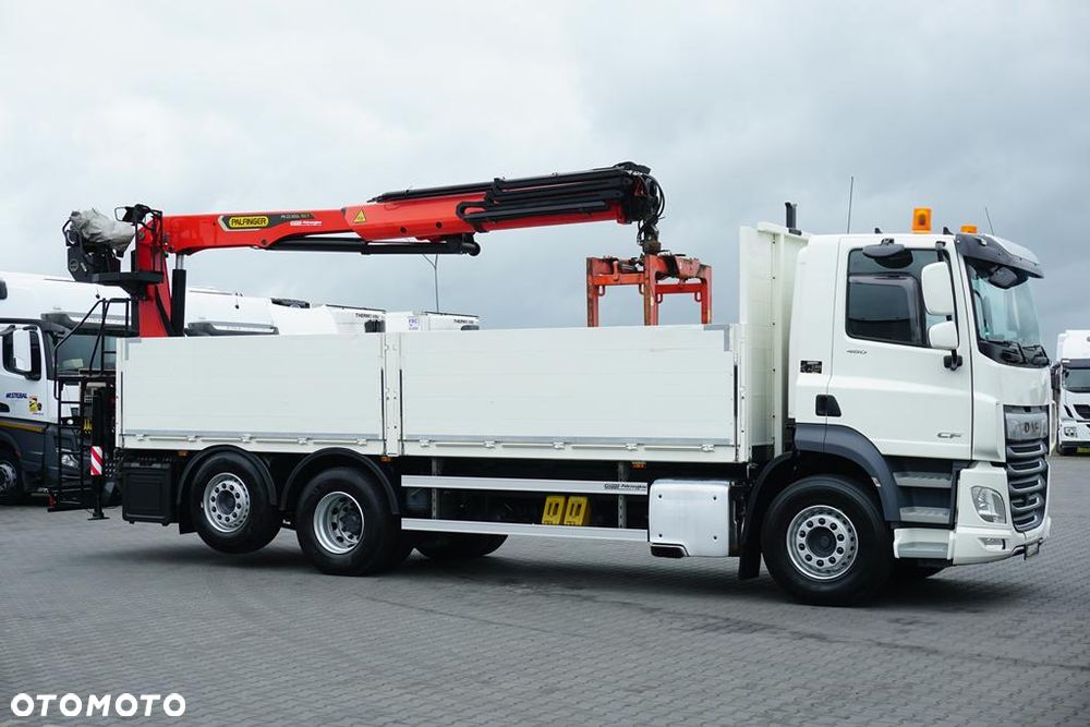 DAF CF / 480 / 6 X 2 / SKRZYNIOWY + HDS / PALFINGER PK 22 001L / OŚ SKRĘTNA / CHWYTAK - 6