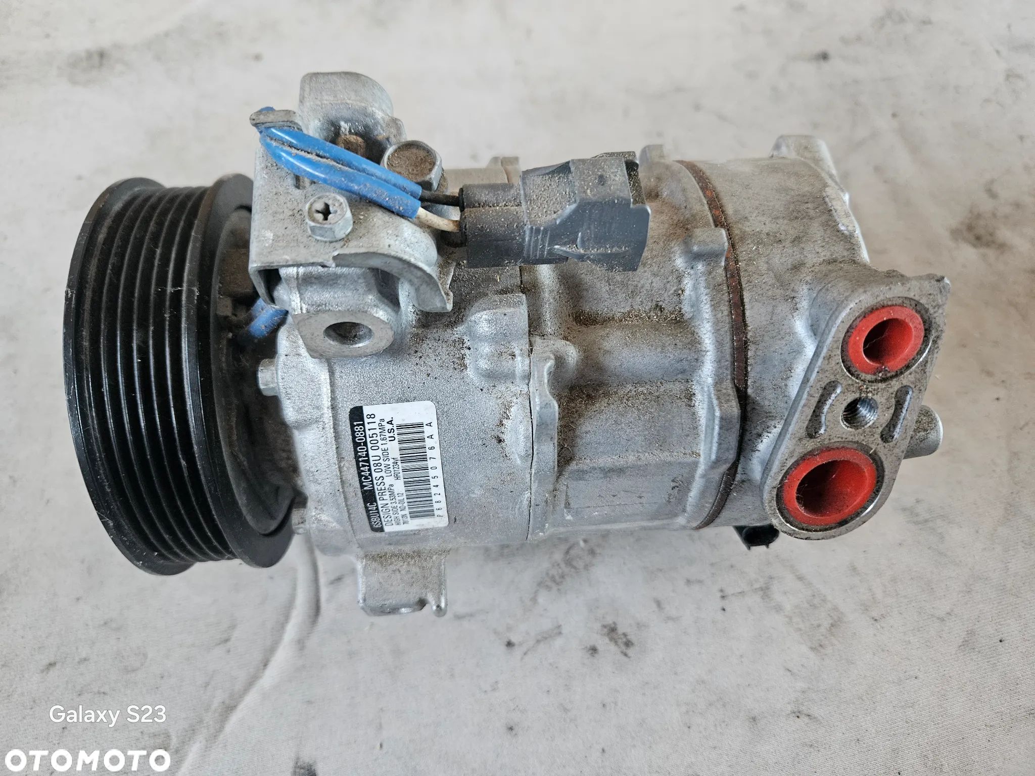 Sprężarka pompa kompresor klimatyzacji JEEP COMPASS 1,6 M-JET MC447140-0881 - 1