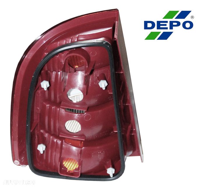Stop spate lampa Skoda Fabia 1 Hatchback 04.2000-08.2004 DEPO , partea dreapta fara suport bec , Stopuri Skoda Fabia - 2