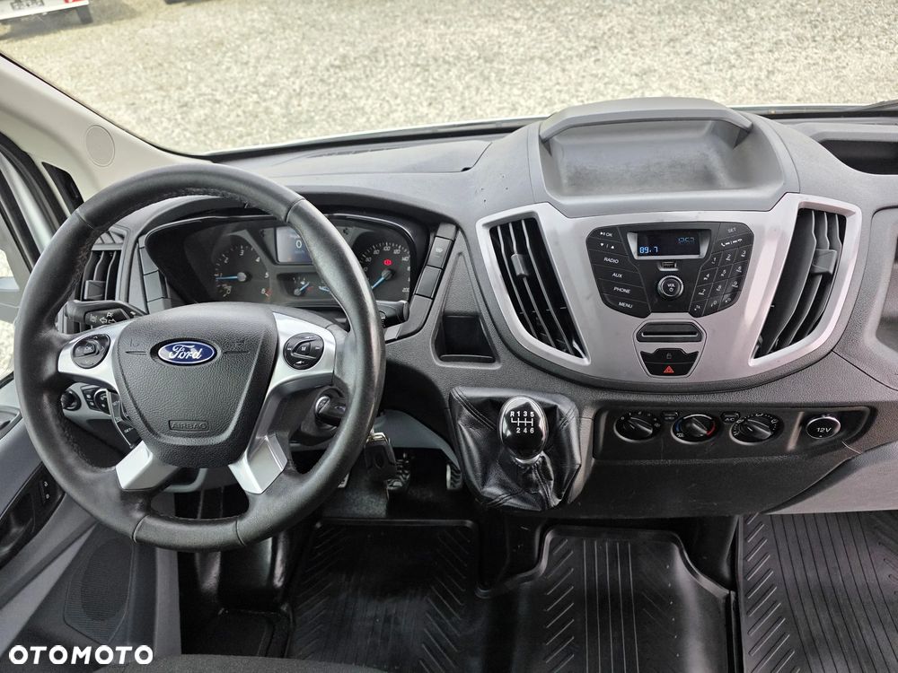 Ford TRANSIT 2,0 TDCI 170 KONNY WYWROTKA 3 STRONNA DOKA BRYGADÓWKA 7 OSOBOWA KLIMA WEBASTO LEDY 150T/KM PRZEBIEGU BLIŻNIAKI DO 3,5T WYWROT GWARANCJA - 22