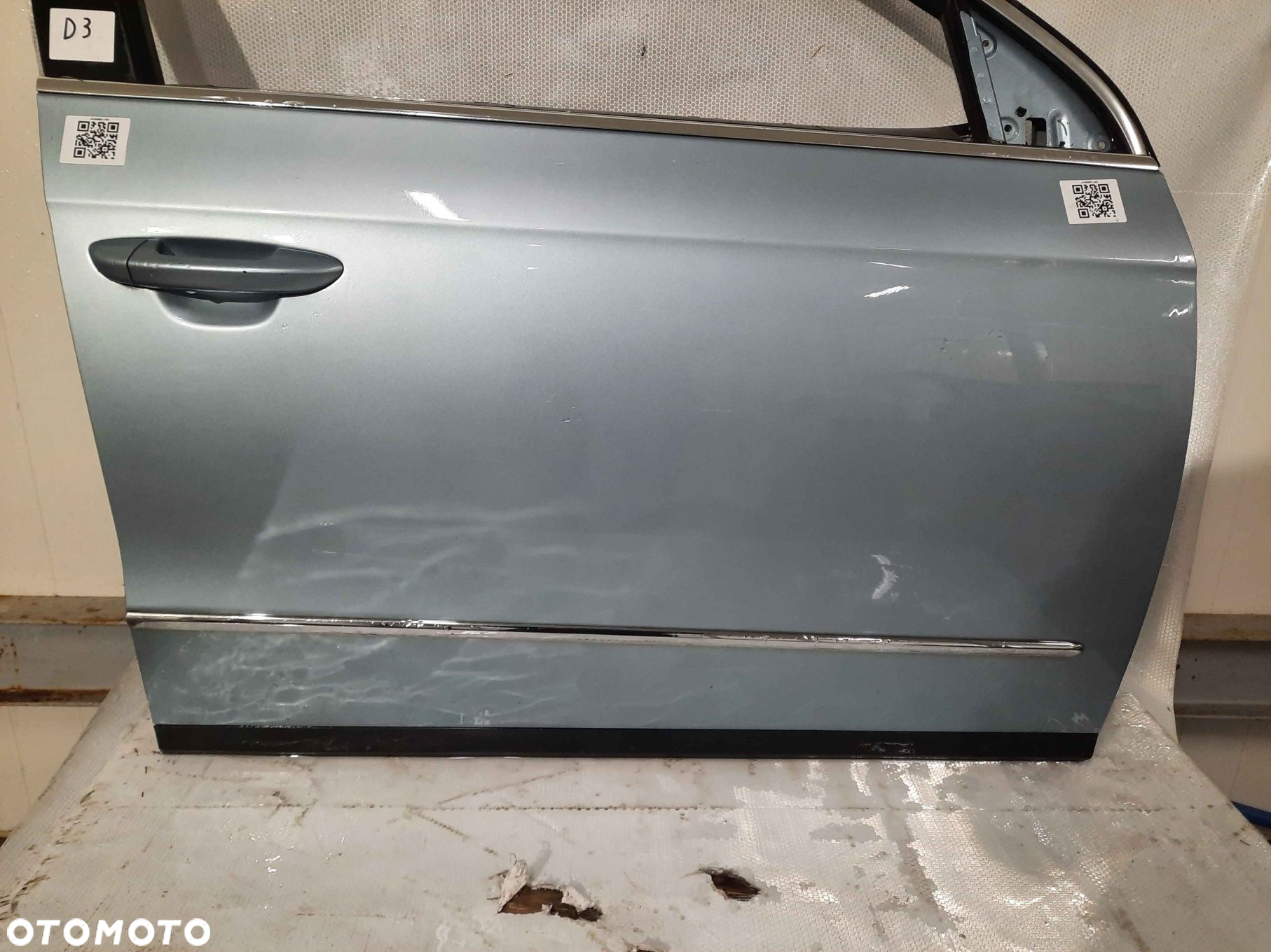} DRZWI PRZÓD PRZEDNIE PRAWE DO VOLKSWAGEN VW PASSAT B6 LB5M BŁĘKITNY - 5
