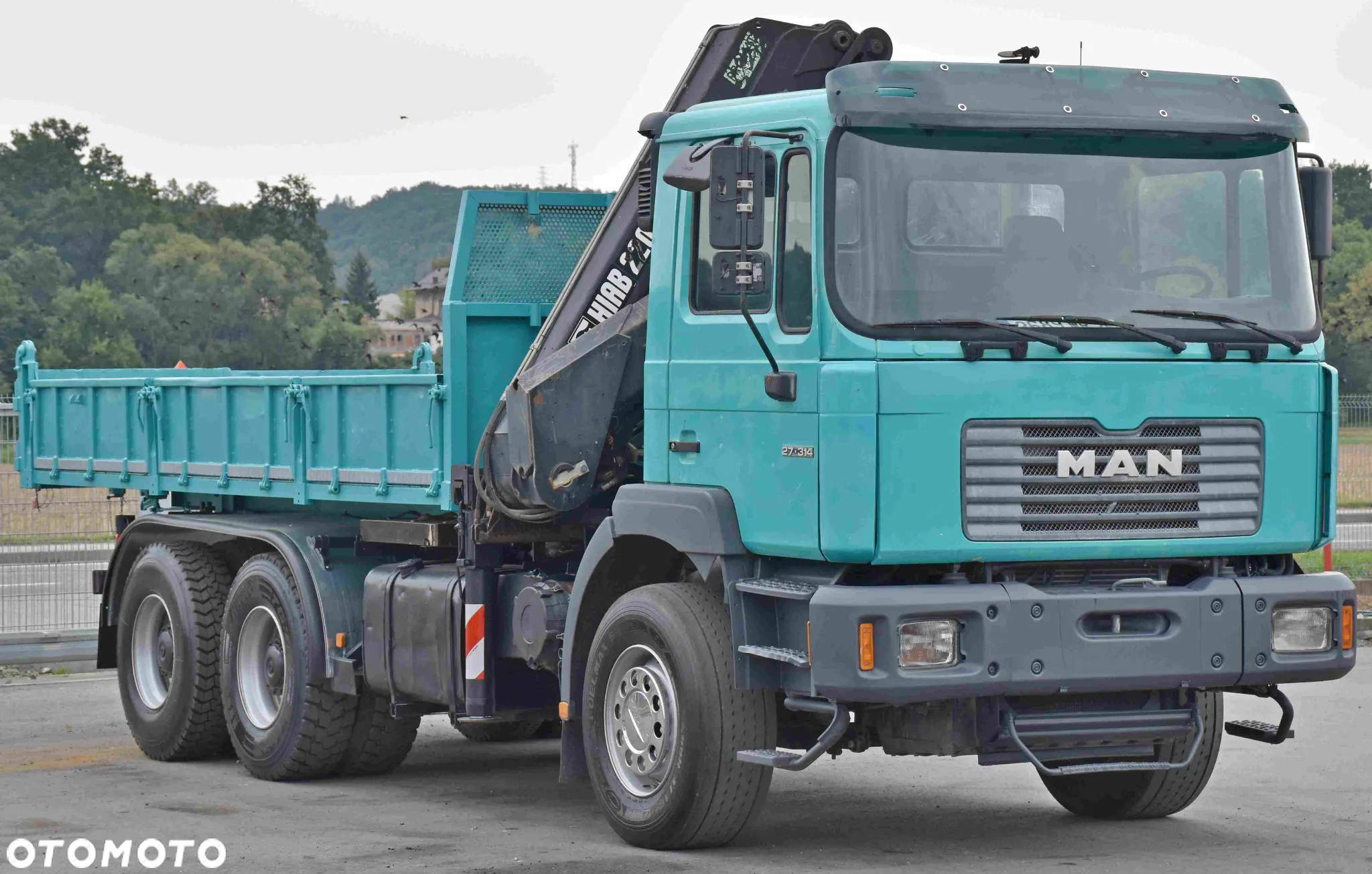 MAN 27 - 314 * WYWROTKA 5,30m + HIAB 220 C - 3 + PILOT / 6x4 - 3