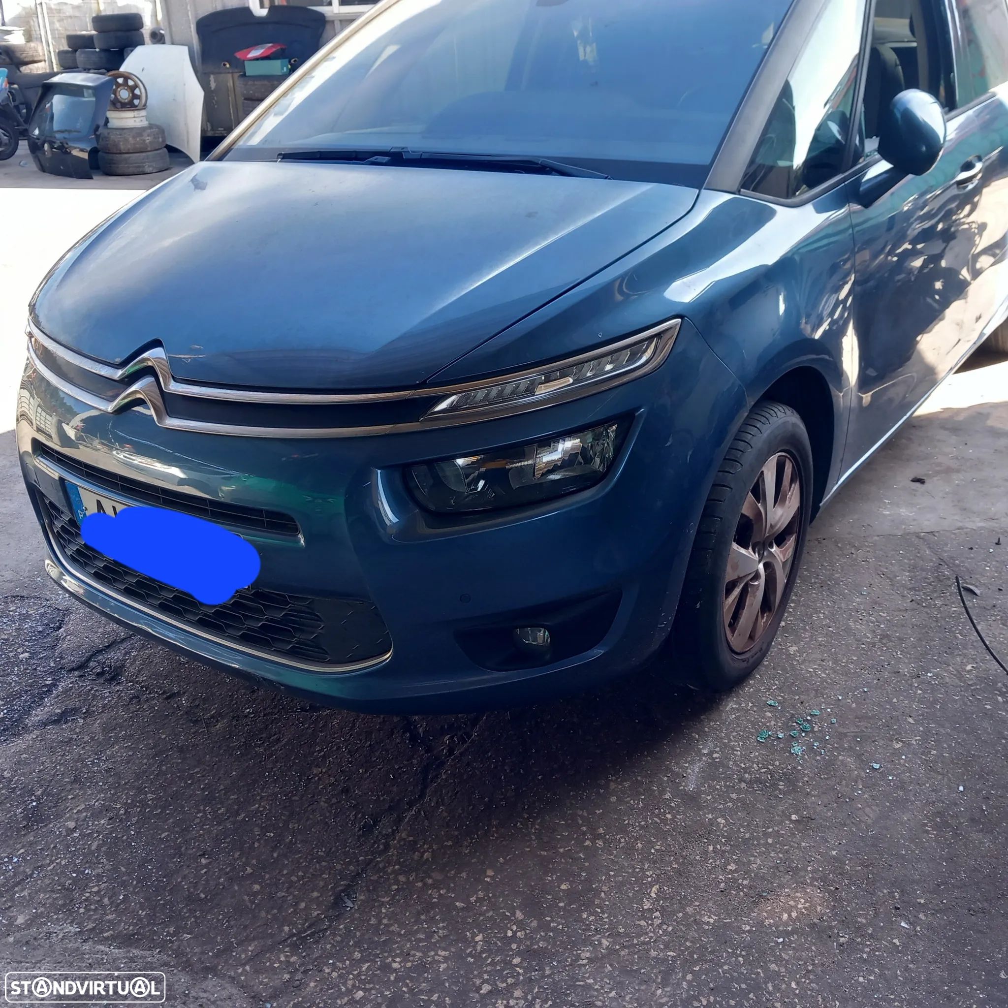 Frente completa com airbags e cintos citroen c4 picasso space tourer - 1