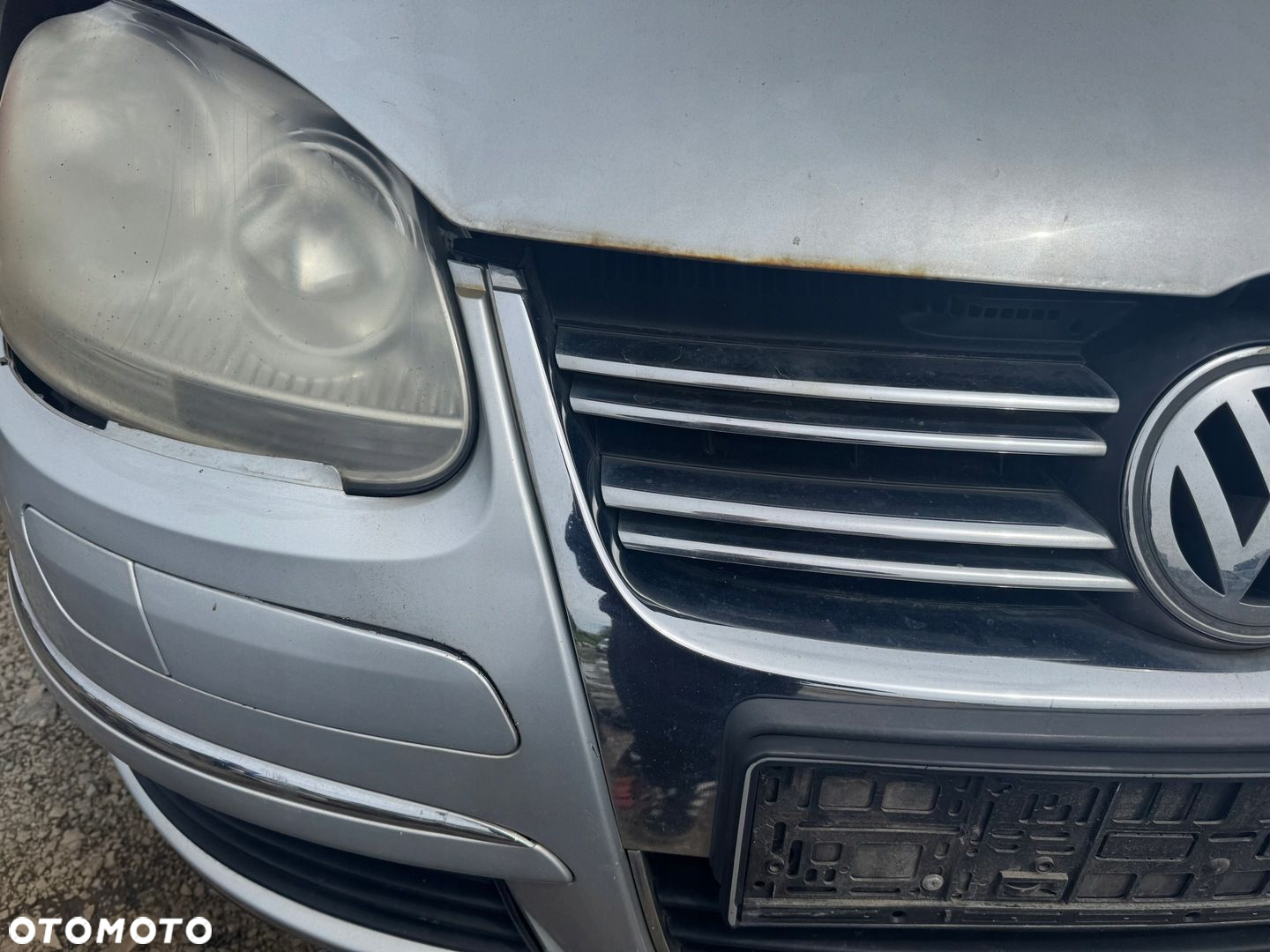 VW JETTA V ZDERZAK PRZÓD PRZEDNI LA7W - 7