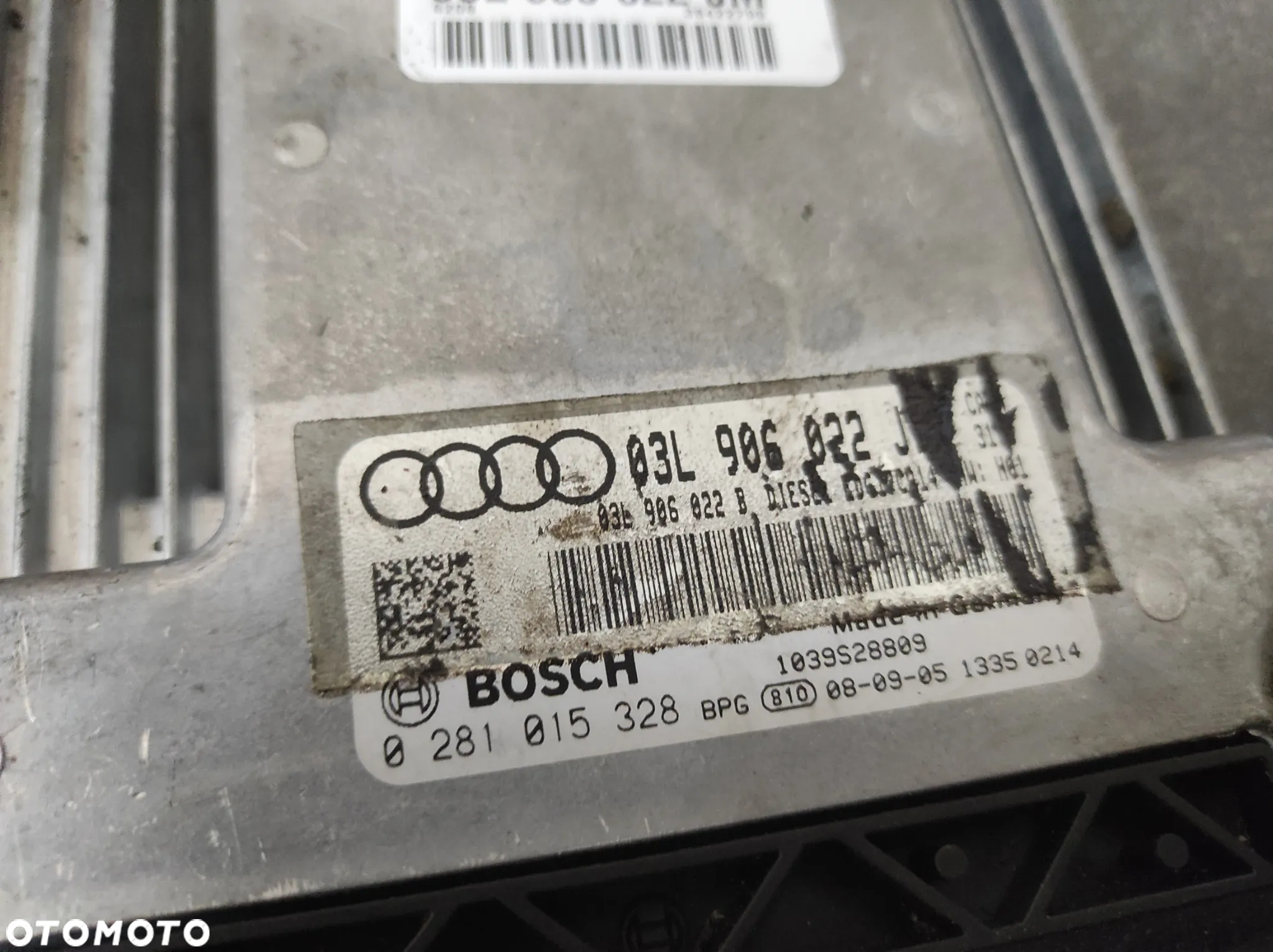 KOMPUTER STEROWNIK SILNIKA 2.0 TDI CAG 03L906022JM DIESEL EDC17CP14 HW:H01 0281015328     WYSYŁKA !!!! - 2