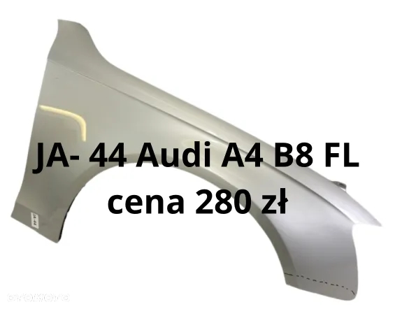 AUDI A4 B8 Lift 11-16r Błotnik przedni prawy przód srebrny LX7W / Skoda Kodiak Kodiaq 16-13r 565821106 ciemny niebieski - 4