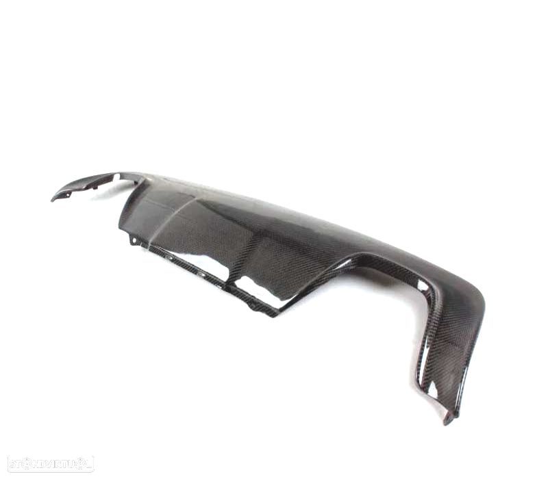 DIFUSOR TRASEIRO BMW E60 03-10 LOOK M SAÍDA DUPLA CARBONO - 4
