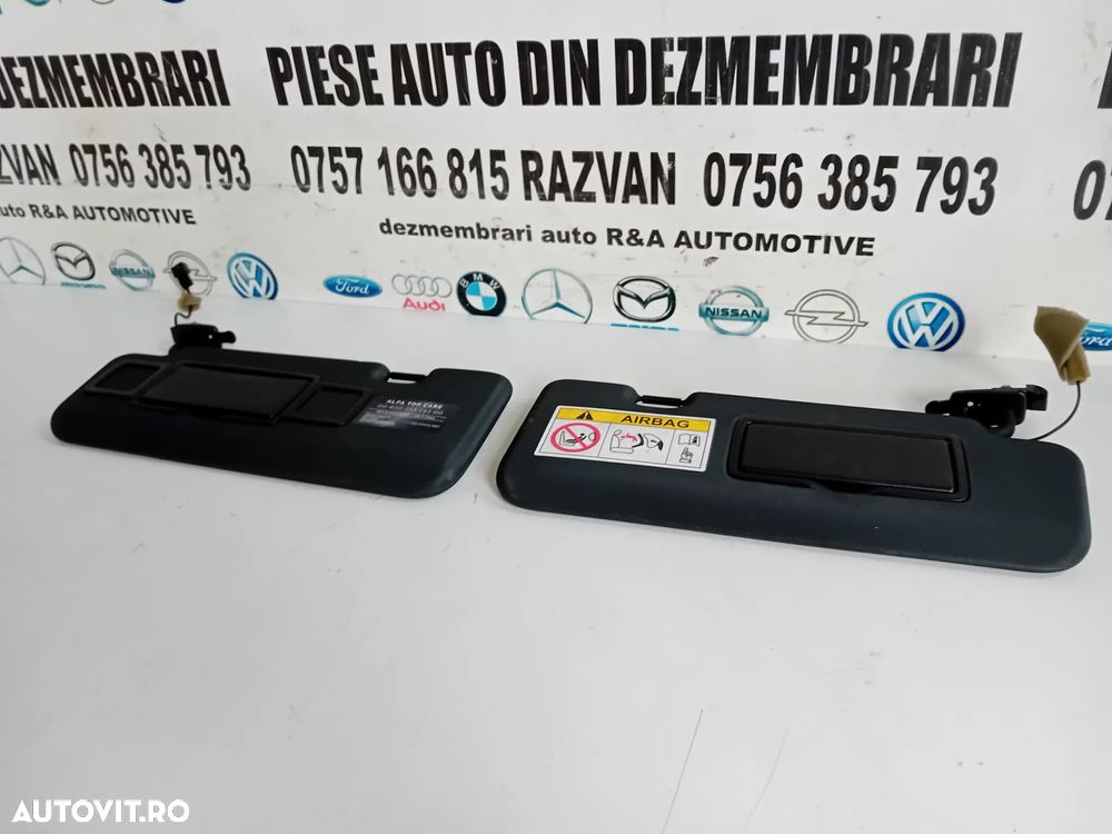 Parasolare Parasolar Stanga Dreapta Alfa Romeo Stelvio Quadrifoglio Negre An 2017-2022 - 4