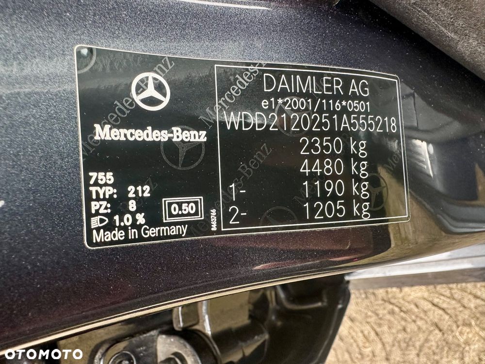 Mercedes-Benz Klasa E 300 CDI DPF BlueEFFICIENCY 7G-TRONIC Avantgarde - 20
