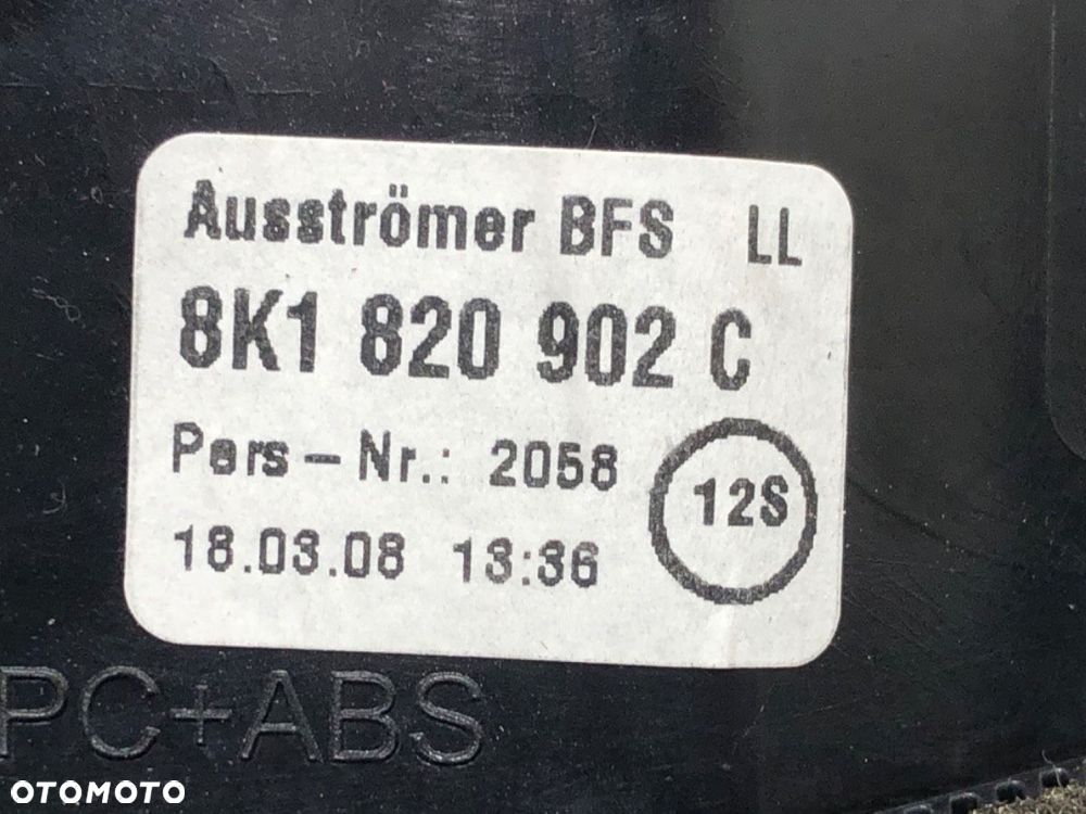 KRATKA NAWIEWU PRAWY PRZÓD - 88.00 PLN - AUDI A4 B8 Avant (8K5) 2007 - 2015 1.8 TFSI 118 kW [160 - 4