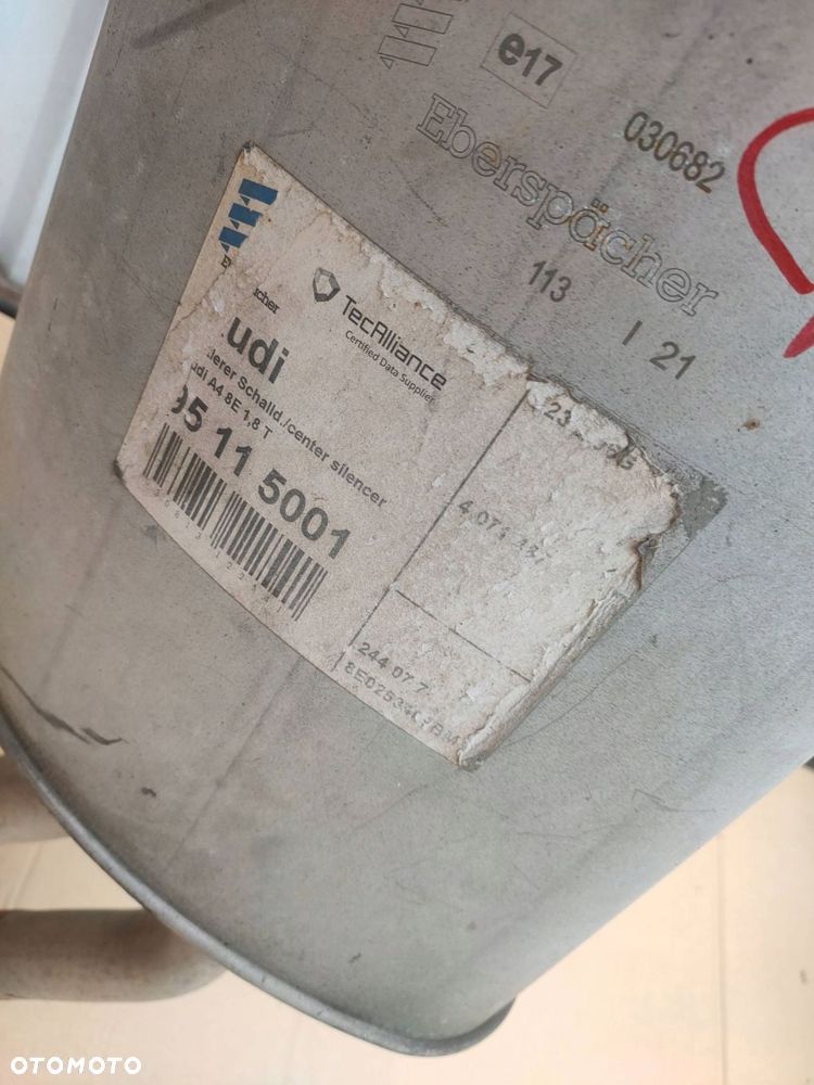 tłumik środkowy audi a4 b6 1,8 t zamiennik - 4