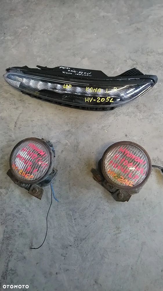 REFLEKTORY HALOGENY LEWE PRAWE HYUNDAI - 17