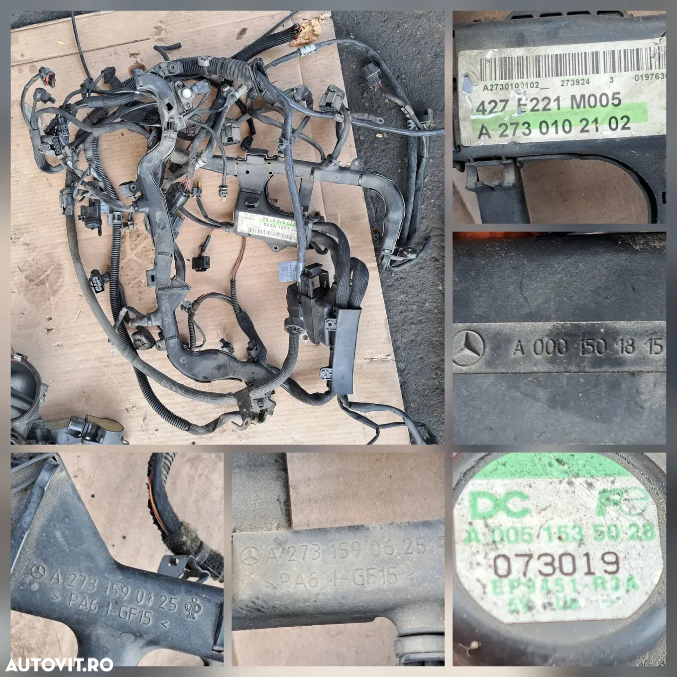 Compresor ac clima climatronic diesel benzina w221 w219 w164 w463 capac motor debitmetru electromotor SAM ECU calc motor instalatie electrica bobina inductie mercedes S-class R-class E-class ML GLE 2005-2010 - 9