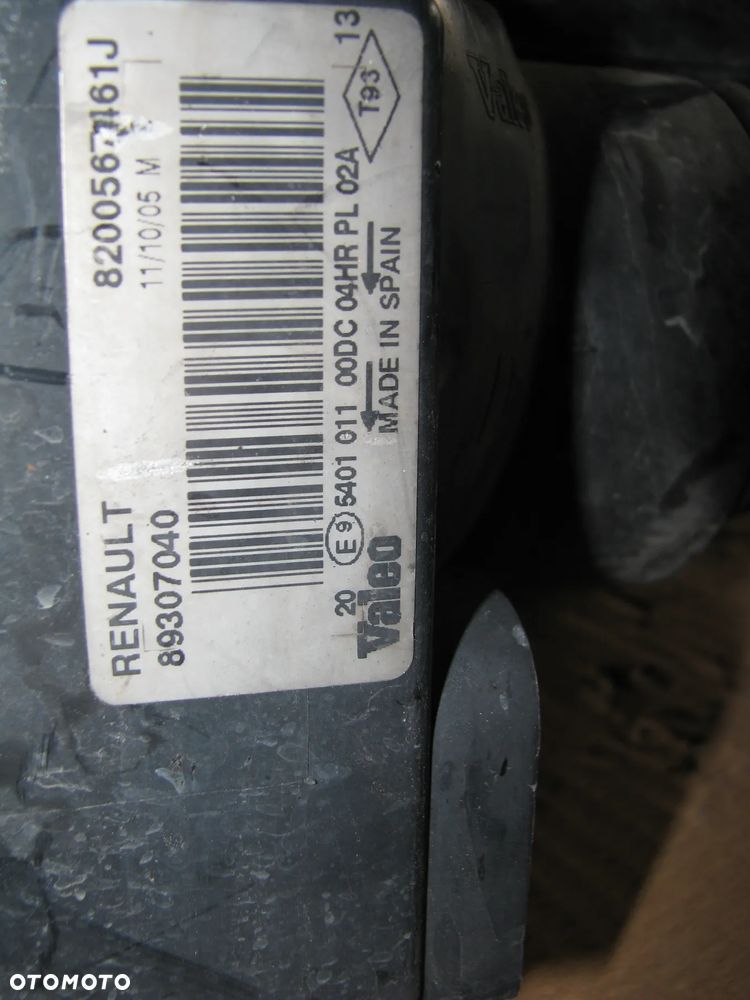 RENAULT MEGANE II LAMPA PRAWA PRZEDNIA PRZÓD XENON KSENON 89307040 - 7
