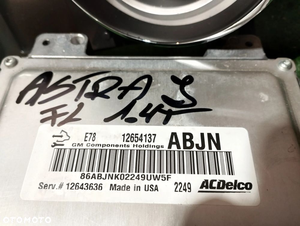 ZESTAW STARTOWY KOMPUTER 12654137 OPEL ASTRA J 1.4T - 4