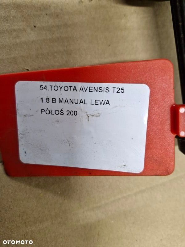 TOYOTA AVENSIS T25 1.8 B MANUAL LEWA PÓŁOŚ - 6
