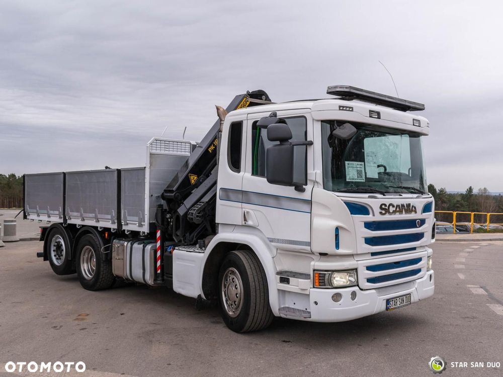 Scania P320 6x2 Palfinger PK 18002 EH HDS Żuraw Wywrotka - 14