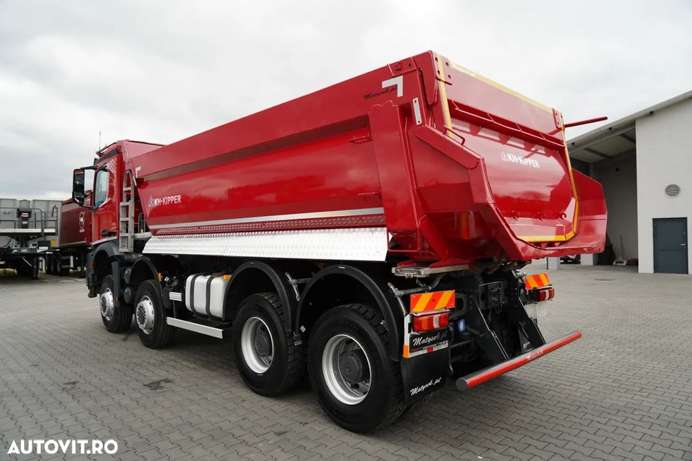Mercedes-Benz AROCS 4145 / 8x8 / BASCULATOR SPATE / KH KIPPER / MANUAL / ANVELOPE 100% / EURO 6 - 9
