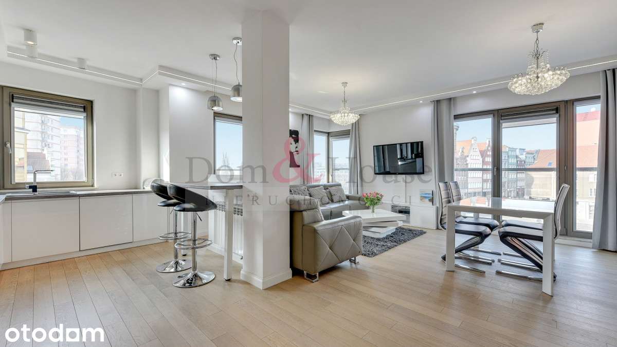Luksusowy apartament z widokiem na Motławę