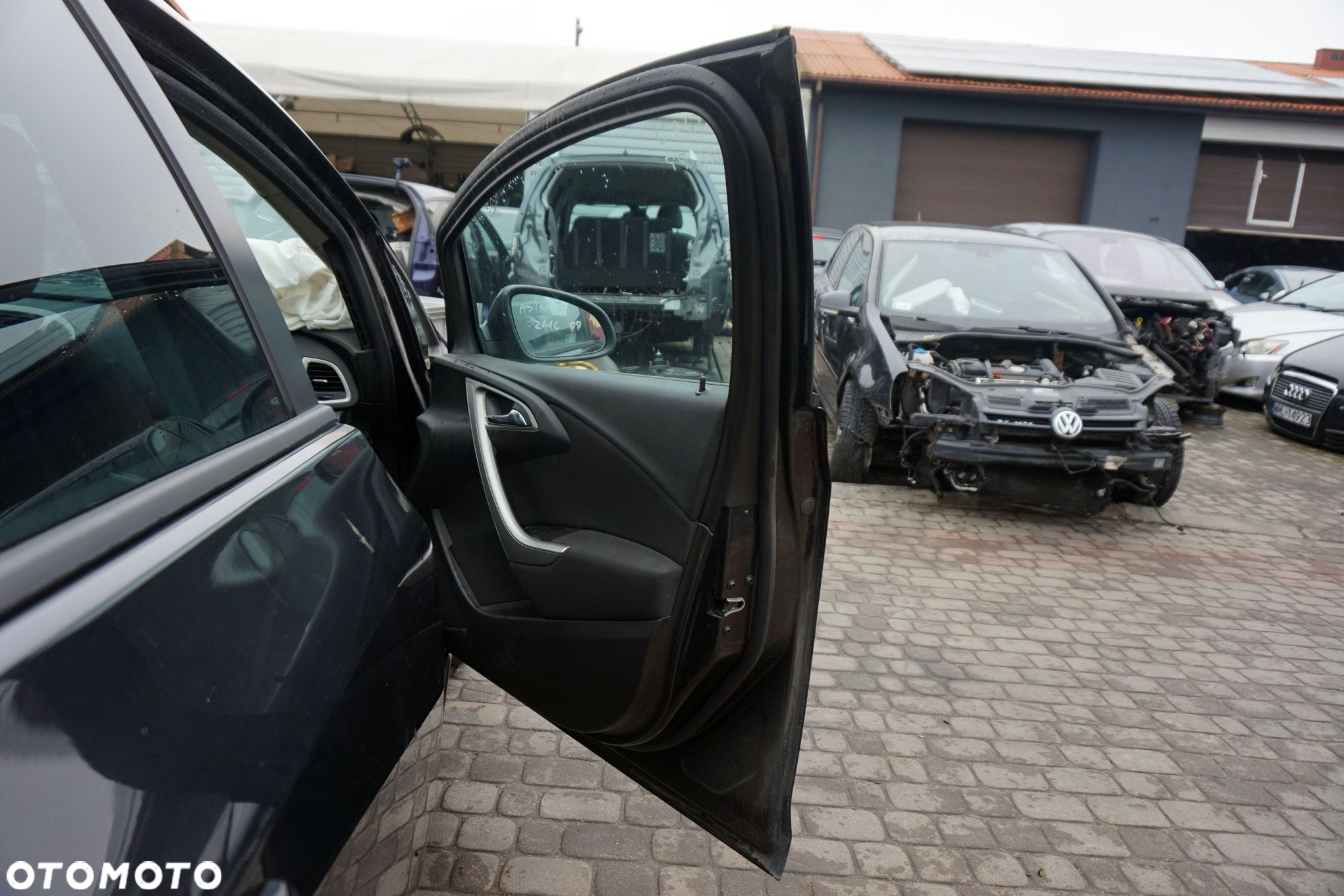 DRZWI PRZEDNIE PRAWE ASTRA IV J KOMBI Z41C  CZARNY OPEL 2009-2015 - 8