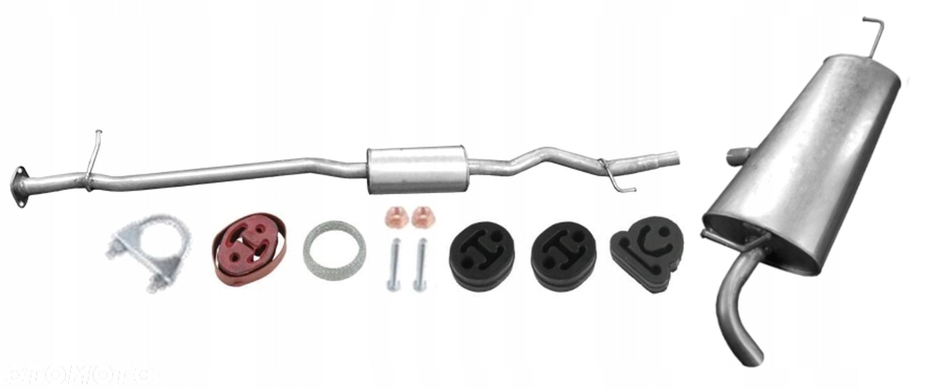 Tłumik Śrokdowy Końcowy Nissan Qashqai 1.6/84-86kW - 1
