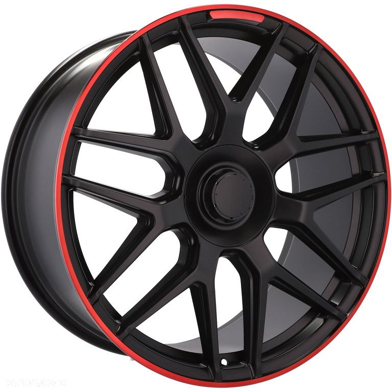 4x Felgi 22 m.in. do MERCEDES G AMG W460 W461 W463 W464 Black - B5318 (IN7040) - 3