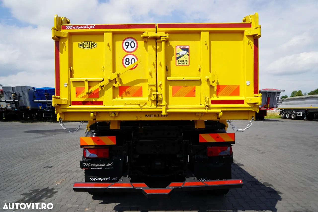 MAN TGS 41.460 / 8x8 / BASCULĂ / 2 PĂRȚI / BORDMATIC / HYDROBTA / MEILLER KIPER / ANVELOPE 100% / EURO 6 / 2017 / IMPORTAT - 19