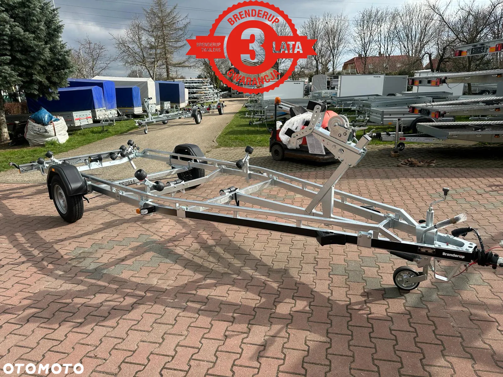 Brenderup Przyczepa Brenderup  221800B SR podłodziówka pod łodzie 6,6m mocna - 12