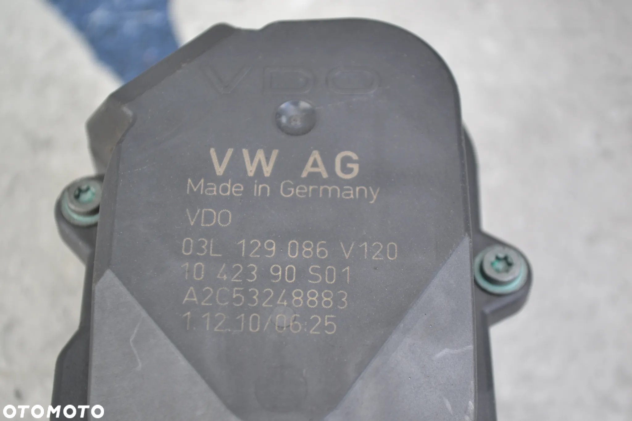 VW AUDI SEAT SKODA 2,0 TDI NASTAWNIK KLAP KOLEKTORA SSĄCEGO 03L129086 - 3