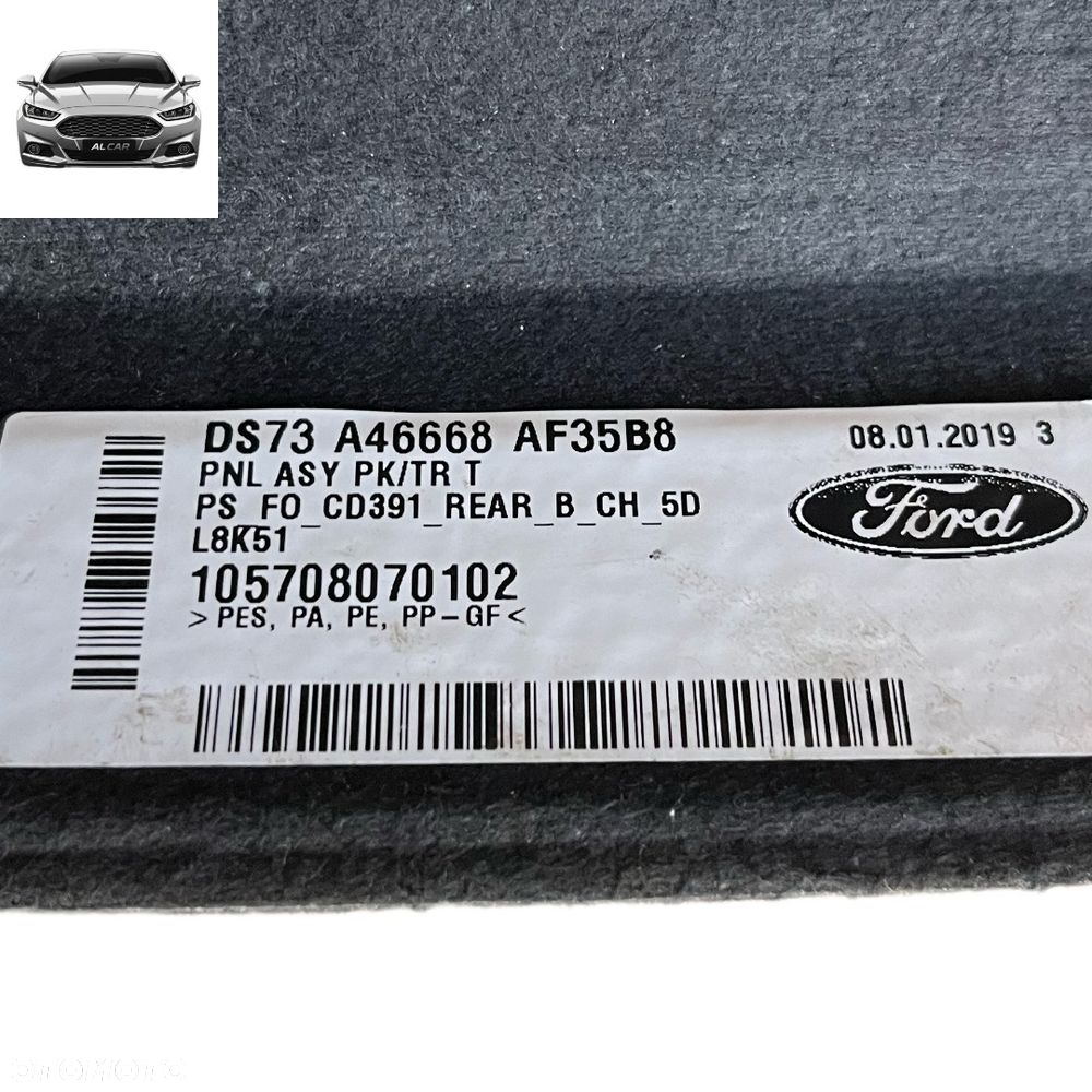 PÓŁKA BAGAŻNIKA FORD MONDEO MK5 HB DS73-A46668-AF - 3