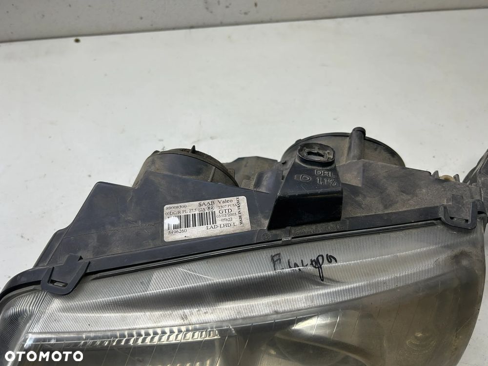 Saab 95 9-5 Lampa lewa przednią reflektor xenon lewy 2001-2005 Europa - 4