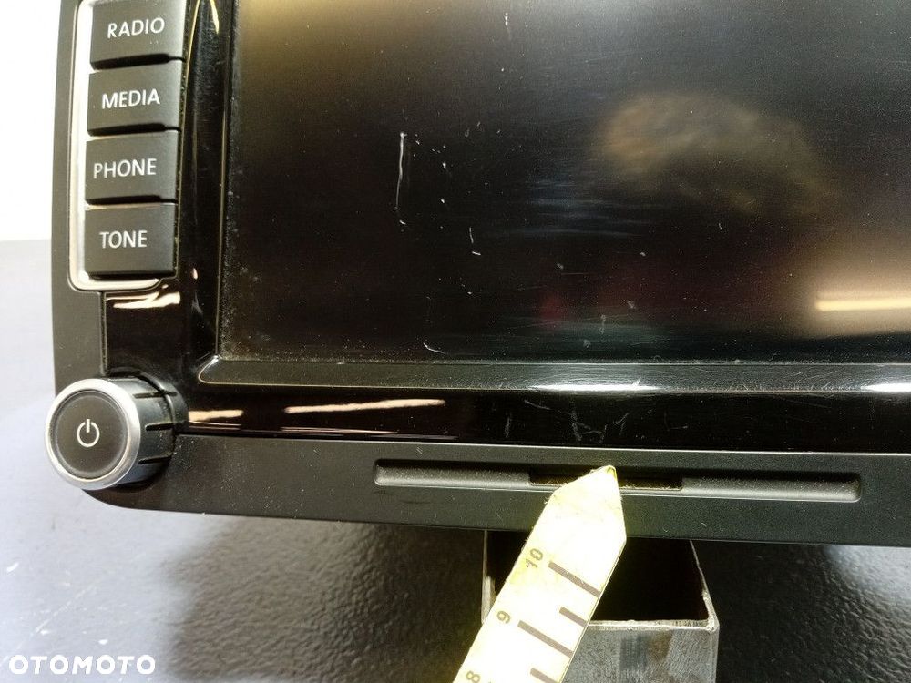 VW PASSAT B7 RADIO NAWIGACJA WYŚWIETLACZ 1T0035680H - 9