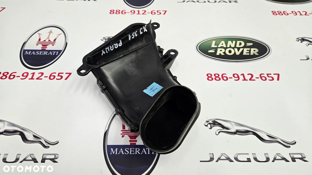 Jaguar XJ 351 3.0 SC 306PS 340 KM 5.0 508PN 385 KM 5.0 SC 510KM 508PS Dolot powietrza prawy Wlot Rura filtra powietrza prawego 8X23-9A624-BA - 11