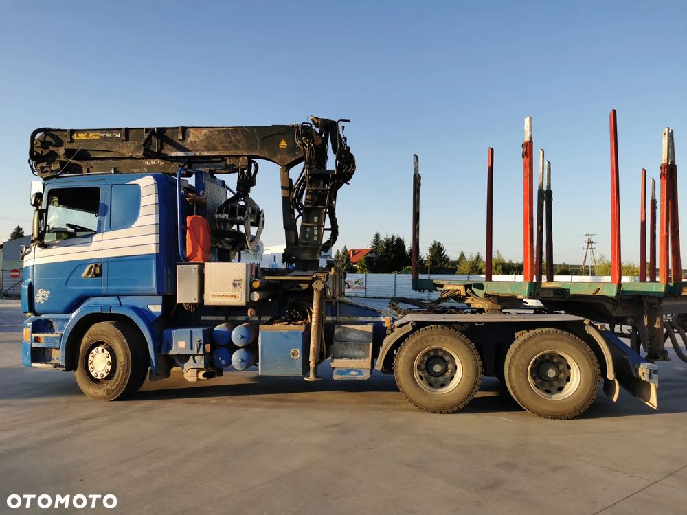 Scania R620, 6x4, do drewna, dłużycy, kłody, Epsilon S260L87 - 3