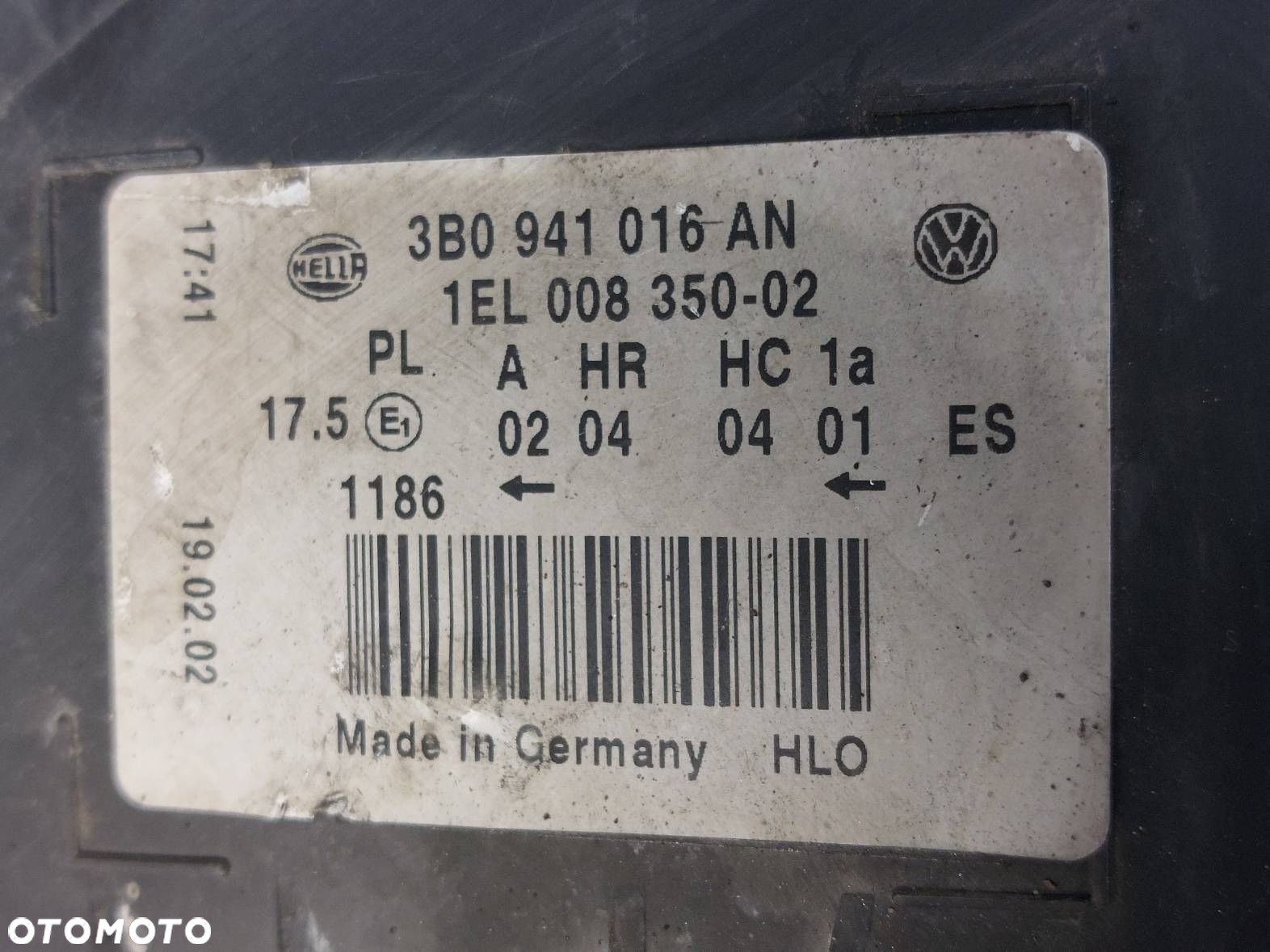 LAMPA LEWY PRZÓD + PRAWY PRZÓD VOLKSWAGEN PASSAT B5 FL LIFT HELLA - 11