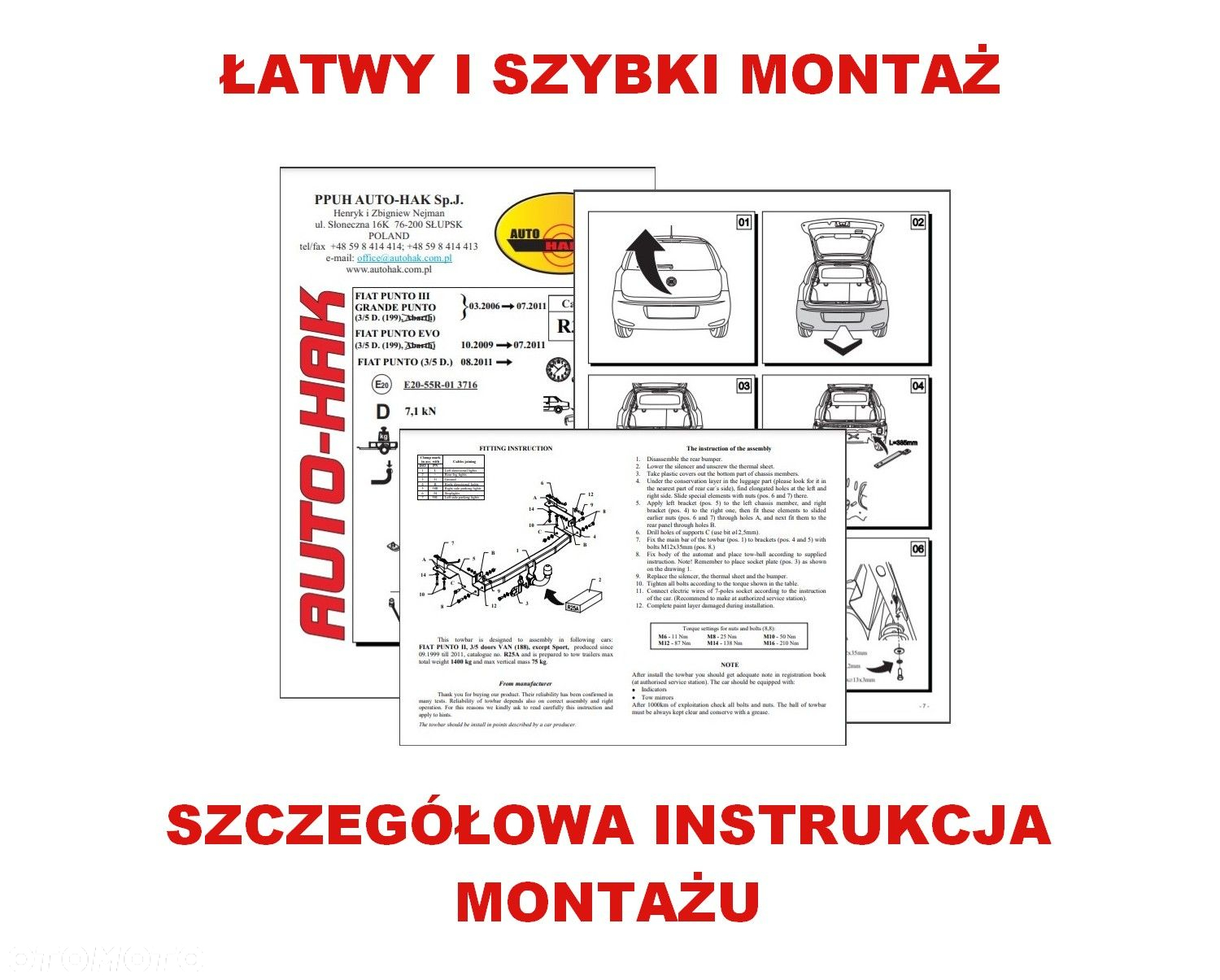 Hak holowniczy Peugeot 309 1985-1993 - 3