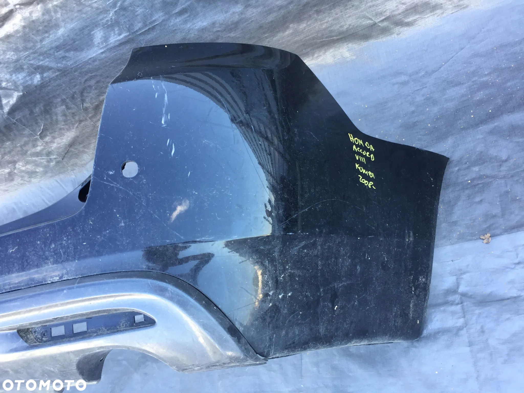 HONDA ACCORD KOMBI VIII 2008- ZDERZAK TYLNY TYŁ DOKŁADKA SPOILER HOKEJ DYFUZOR LISTWA - 4
