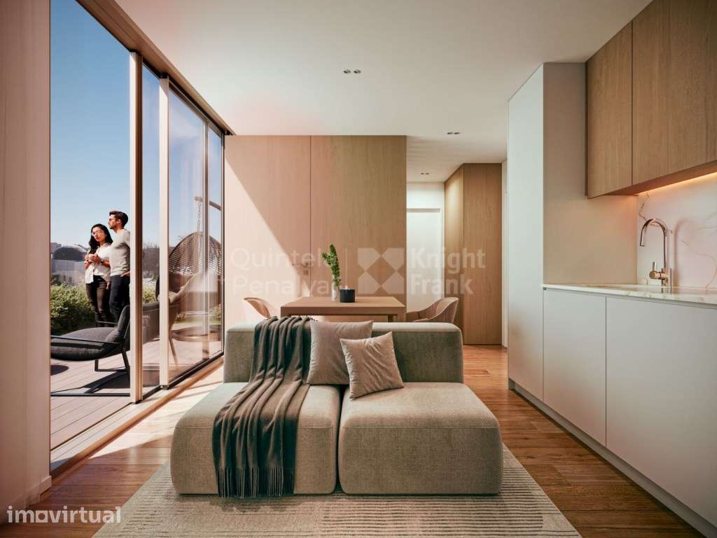 Apartamento T0 com terraço, no centro de Matosinhos - Grande imagem: 2/15
