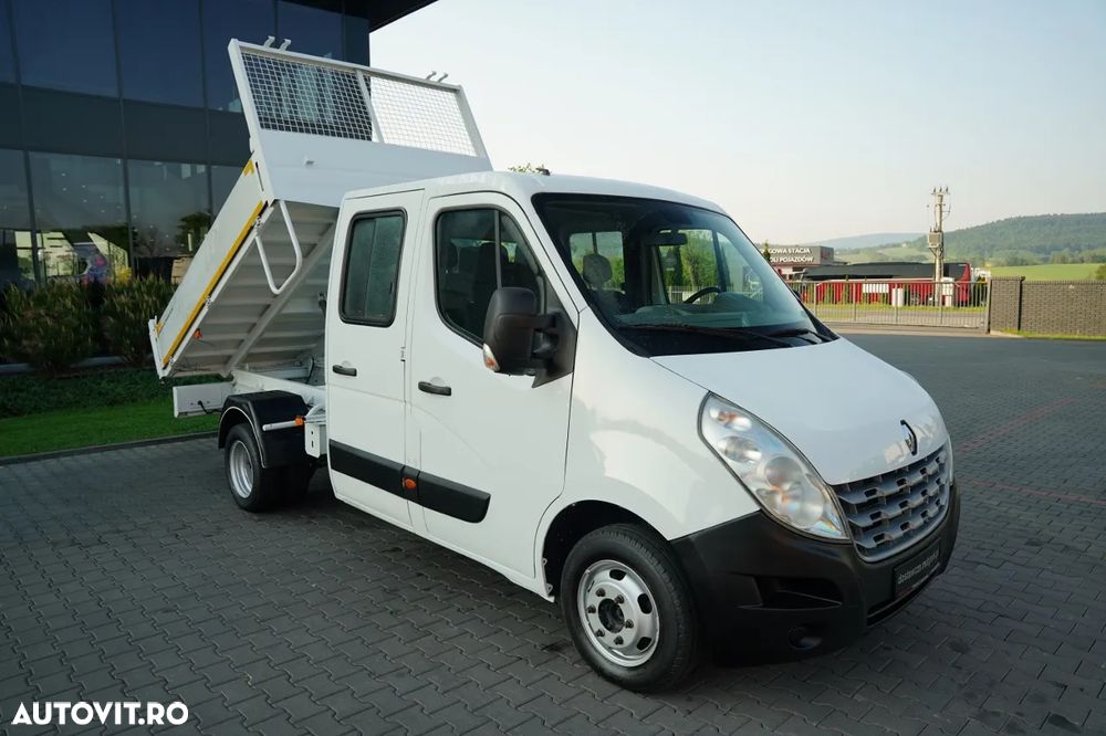 Renault MASTER / DCI 150 / BASCULATOR / CAMION CU TRACȚIE MIXĂ 7 LOCURI / MANUAL / DOUĂ RULOURI - 4