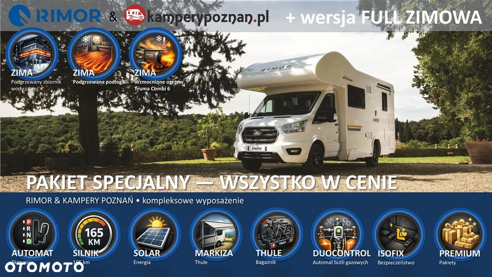 Rimor KILIG 695 | MODEL 2027 | 100% doposażony fabrycznie | Automat 165 KM, 5 osobowy - 8