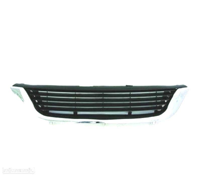 GRELHA OPEL VECTRA B 95-98 PRETO COM ACABAMENTO CROMADO - 1