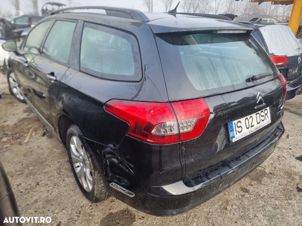 jante aliaj bara spate armatura haion stop tripla oglinda usa portiera macara geam broasca stanga dreapta ansamblu stergatoare spira volan plansa bord torpedou  cotiera panou clima scaune fata spate bancheta Citroen C5 2, an 2012, motor 2.0 hdi 140 cp, cod motor RHF, cutie de viteze manuala 6+1 trepte. - 4