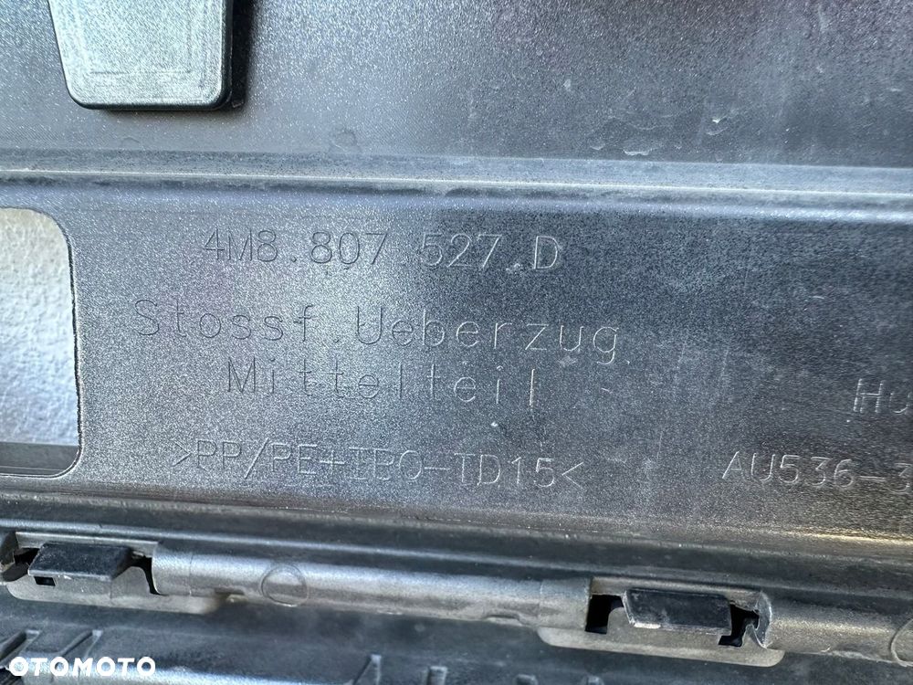 ZDERZAK TYŁ TYLNY AUDI Q8 4M8 2018- S-LINE 4M8807511 4M8807527D CAŁY ORYG - 8