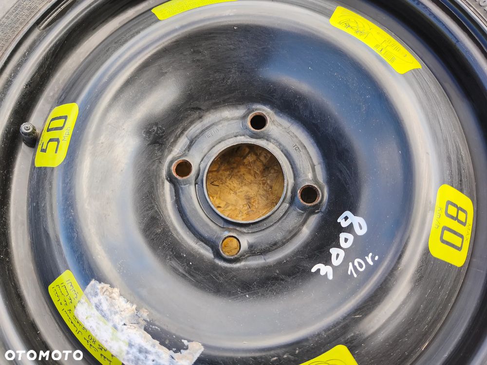 KOŁO DOJAZDOWE ZAPASOWE 125/90R16 16 CALI 4X108 CITROEN PEUGEOT OPEL - 4